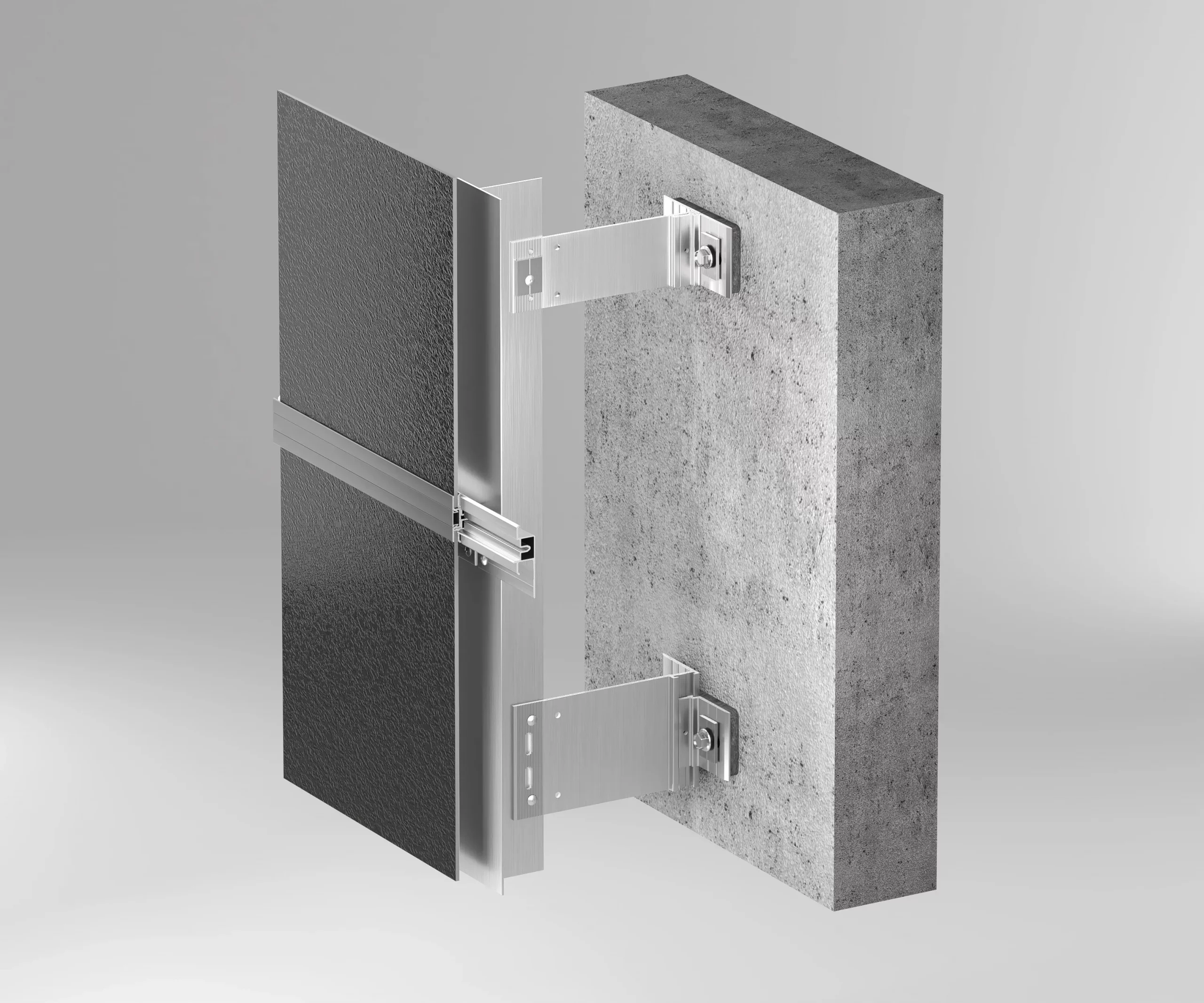 ALT 150 VENTILATED CLADDING FACADE SYSTEM FASTENING OF LARGE SIZED ALT 150 VENTILATED CLADDING FACADE SYSTEM FASTENING OF LARGE SIZED